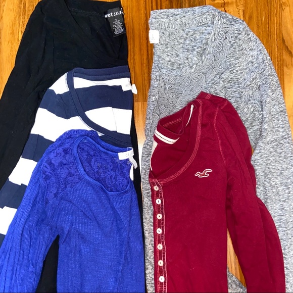 Long sleeve tees bundle (4 ct) - Picture 1 of 8